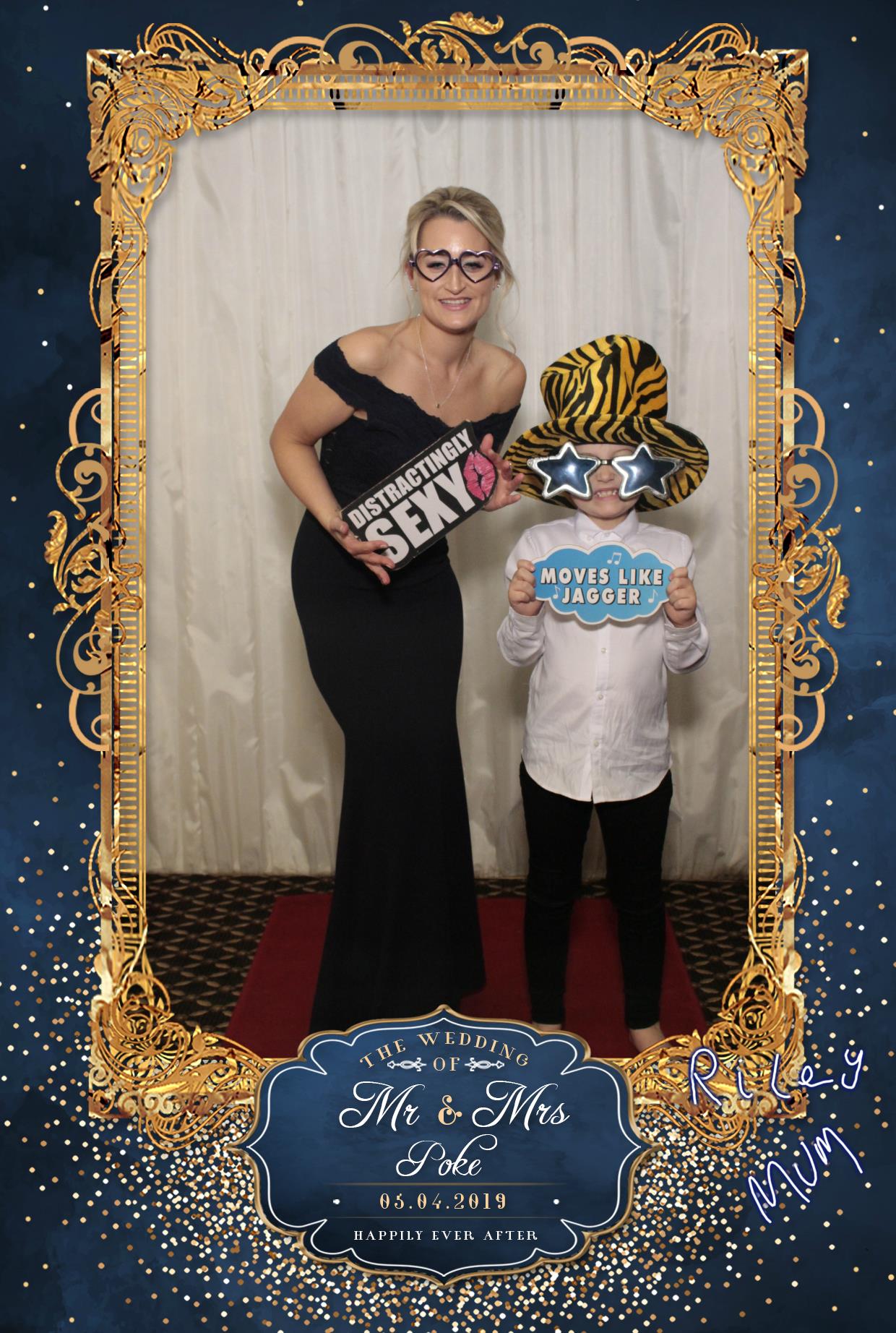 Mr & Mrs Poke | View more photos from the event at gallery.myphotoboothexperience.co.uk/u/MyPhotoBoothExperienceLtd/Mr-Mrs-Poke